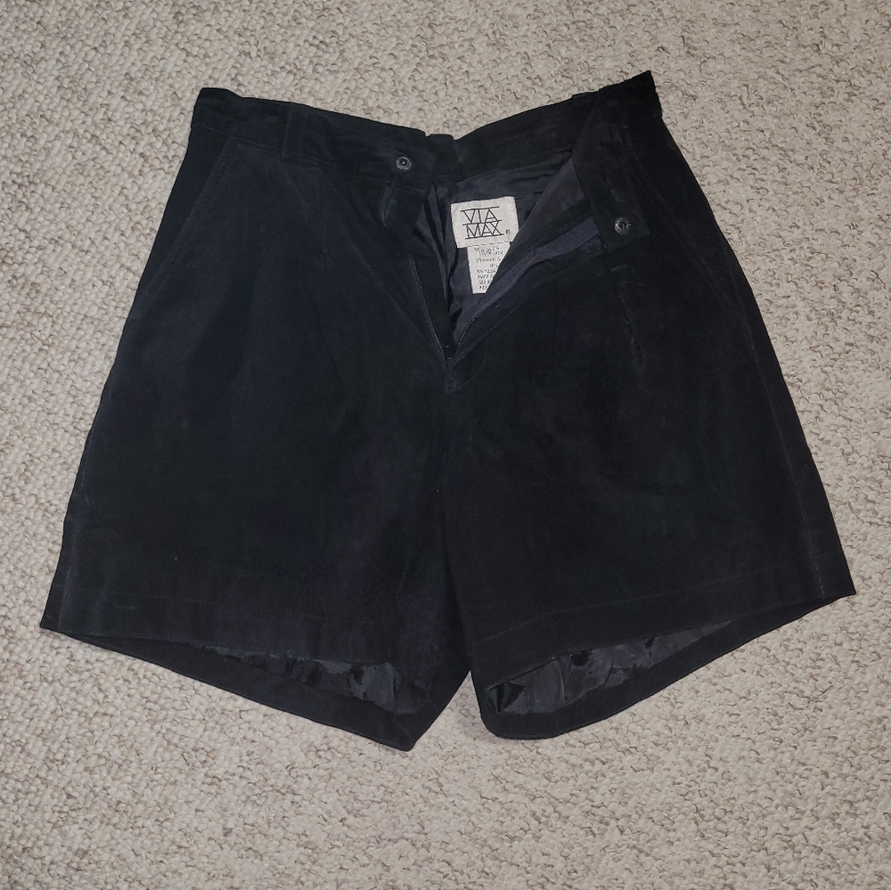 Vintage Genuine Leather Shorts